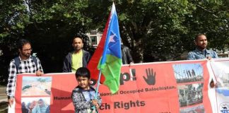 The Free Balochistan Movement staged a protest rally in Germany against the murder of Baloch in fake encounters by “Counter-Terrorism Department” of Pakistan The Free Balochistan Movement, (FBM) Germany Branch, staged a protest rally on Saturday against the murder of previously disappeared Baloch in fake encounters at the hands of the so call "Counter-Terrorism Department" (CTD) of Pakistani forces in Balochistan