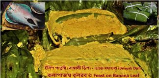 Ilish Paturi By কলাপাতায় কলরব © Feast on Banana Leaf Ilish Macher Paturi