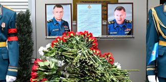 President Putin pays his last respects to the Hero of Russia (posthumously), Army General Yevgeny Zinichev