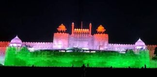 Union Home and Cooperation Minister Amit Shah inaugurated the light and sound show ‘Jai Hind’ at Red Fort in New Delhi today Red Fort after 100 Cr Vaccination