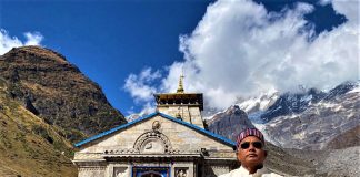Shri Dilip Ghosh BJP National Vice President in Kedarnath Temple Shri Dilip Ghosh, BJP National Vice President in Kedarnath Temple