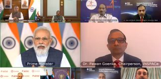 ভারতীয় মহাকাশ অ্যাসোসিয়েশনের সূচনা করলেন প্রধানমন্ত্রী The Prime Minister, Shri Narendra Modi addressing at the launch of the Indian Space Association (ISpA), through video conferencing, in New Delhi on October 11, 2021