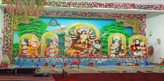 Durga Puja at Raipur Chattisgarh Raipur Mahabirnagar Durga Puja - রায়পুর মহাবীর নগরের পূজো