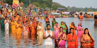Prime Minister extends greetings on the auspicious commencement of Chhath Mahaparv with the sacred ritual of Nahay-Khay Chhath Puja Photo By Wikipedia