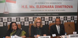 Bulgaria Highlighted Emerging Trade & Investment Opportunities in Bulgaria at Indian Chamber of Commerce session H.E. Ms. Eleonora Dimitrova, Ambassador of The Republic of Bulgaria with Ms. Nayantara Palchoudhuri, Executive Commitee Member, ICC and Mr