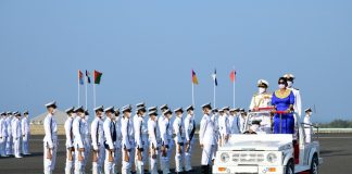 AUTUMN TERM 2021 HELD AT INDIAN NAVAL ACADEMY ON 27 NOV 21 Ms Mariya Ahmed Didi, Honourable Defence Minister of Maldives