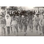 18 RAJPUT (now 13 Mechanised Infantry) marching towards Dacca (133(1) Copyright remains with DPR MoD India
