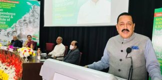 Union Minister Dr Jitendra Singh says, Science and Indian Scientists not only helped India in gaining Independence, but also sustaining it for 75 years Dr Jitendra Singh