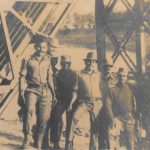 Indian Army Offrs on Bridge on River Surma at Sylhet 20 Dec 1971 (51(1) Copyright remains with DPR MoD India