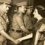 LT COL AB HAROLIKAR, MVC SHAKING HANDS WITH THE PRIME MINISTER (59(1) Copyright remains with DPR MoD India