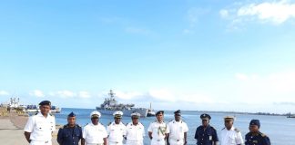 Mission SAGAR – Indian Naval Ship Kesari entered Port of Maputo in Mozambique Mission Sagar