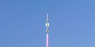 Vertical Launch Short Range Surface to Air Missile successfully flight tested by Defence Research & Development Organisation (DRDO) from Integrated Test Range, Chandipur, off the coast of Odisha on December 07, 2021.