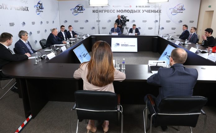 The President held a meeting with participants in the Congress of Young Scientists of Russia