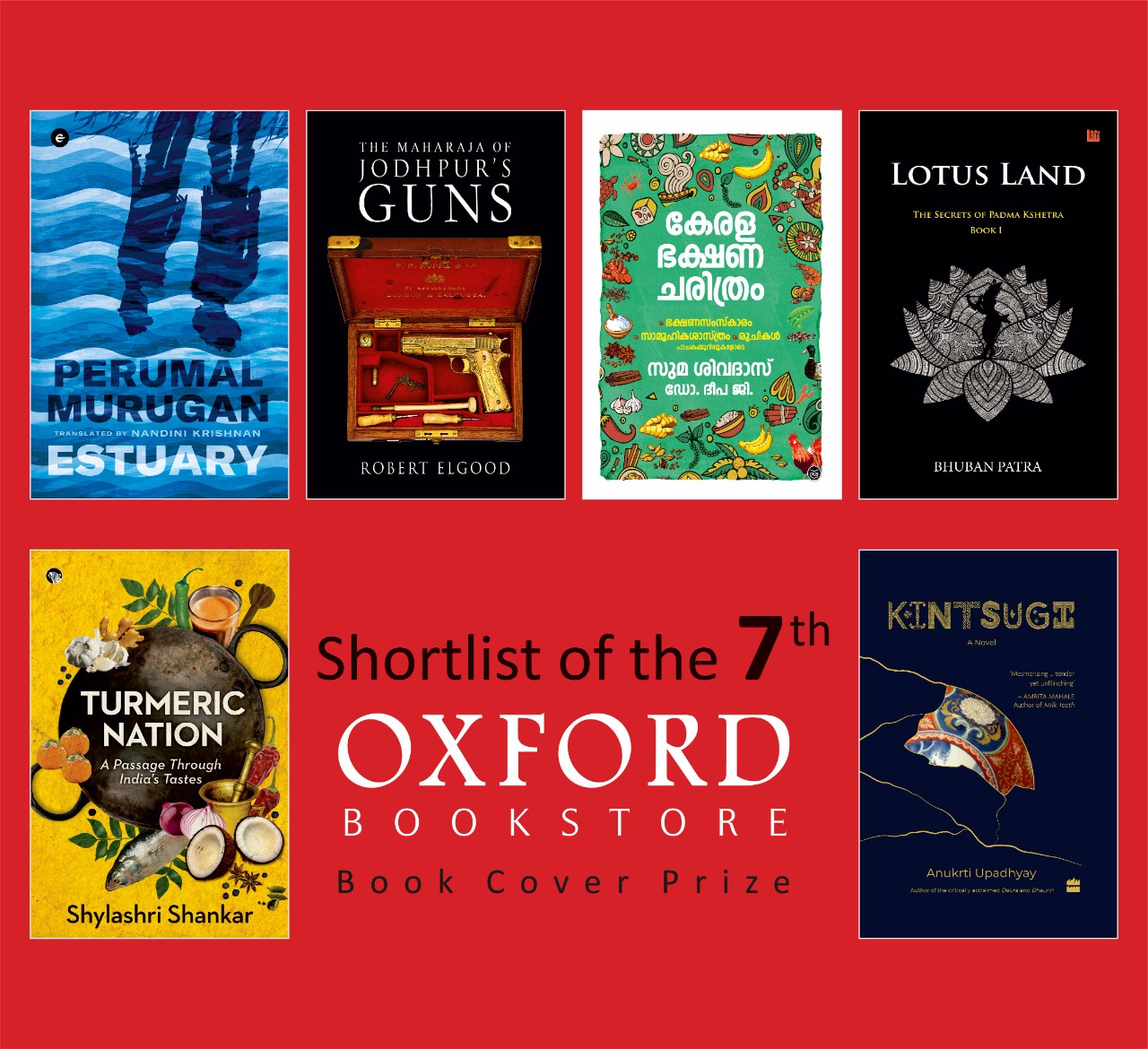6 BOOK COVERS MAKE IT TO THE SHORTLIST OF OXFORD BOOKSTORE BOOK COVER PRIZE 2022