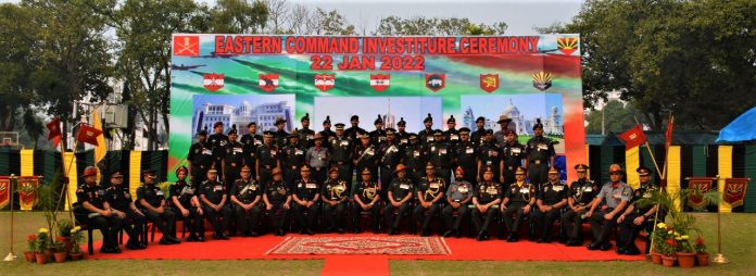 EASTERN COMMAND DEFENCE INVESTITURE CEREMONY 22 JANUARY 2022