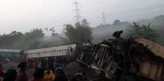 Bikaner-Guwahati Express derailed at Mainaguri in North Bengal