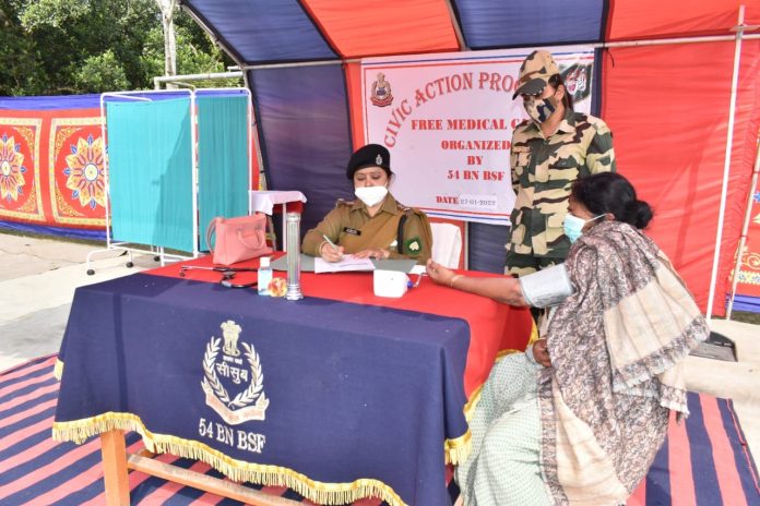 BSF ORGANIZED MEDICAL CAMP AND CIVIC ACTION PROGRAM, HUNDREDS OF PEOPLE BENEFITTED