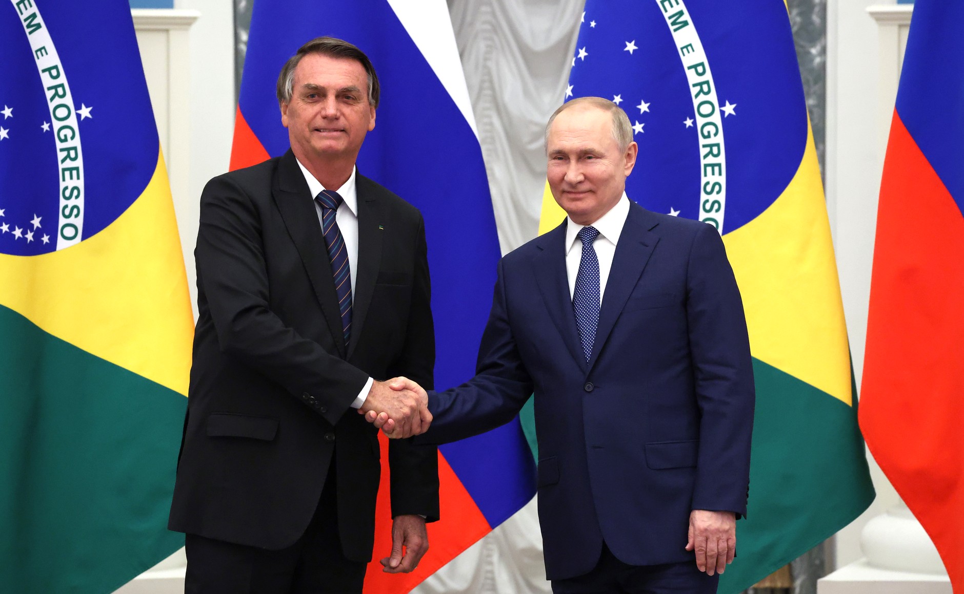 Russian-Brazilian talks, Vladimir Putin and President of Brazil Jair Bolsonaro made statements for the press