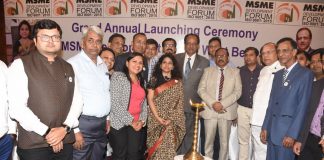 Grand Launch of MSME Development Forum, West Bengal and felicitation of Dr. Mamta Binani as its President