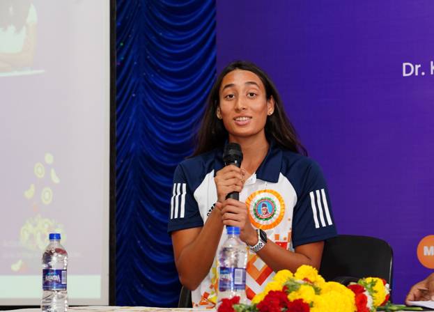 India’s star Olympian swimmer Maana Patel takes forward the school visit campaign ‘Meet The Champions’ in Goa; says it's her 'National Duty'