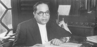 B.R. Ambedkar in1950 by Wikipedia