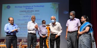 Prof. Sekhar Bhattacharjee inagurating Chemspark 2022