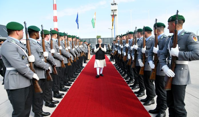 PM departs from Germany to Denmark on May 03,2022.