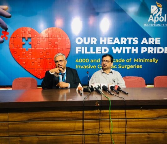 Apollo Multispeciality Hospitals Kolkata conducts over 4000 Minimally Invasive Cardiac Surgeries
