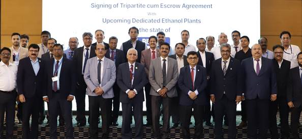 Leading Oil PSUs come together to sign Tripartite-cum-Escrow Agreement for upcoming dedicated ethanol plants