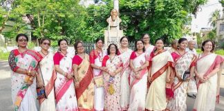 The Saptasur Group celebrated Tagore's Birthday at Navadarsha