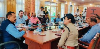 Union Minister Dr.Jitendra Singh reviews AmarnathYatra- 2022 arrangements with District Administration at Ramban in J&K