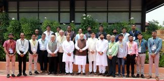 The Union Minister for Home Affairs and Cooperation, Shri Amit Shah chairing the meeting of the Parliamentary Consultative Committee of Ministry of Home Affairs, at Kevadia, in Gujarat on June 26, 2022.