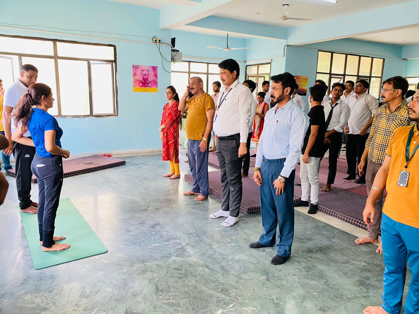 "International Yoga Day 2022" organized by United College of Education Greater Noida