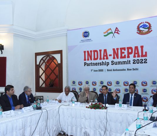 Embassy of Nepal in India and PHDCCI India-Nepal Centre Organised "India-Nepal Partnership Summit 2022"