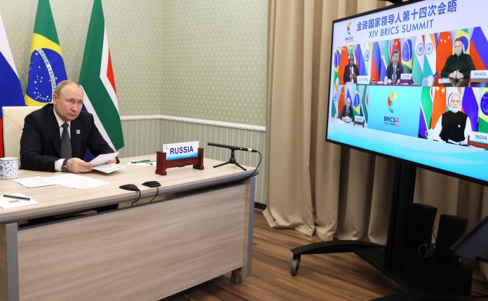 Russian President Vladimir Putin took part in the 14th BRICS Summit