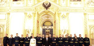 Russian President met with top graduates of higher military schools of the Defence Ministry