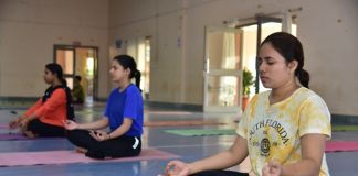 The 8th International Day of Yoga was observed at the Community Centre of IIT Bhubaneswar