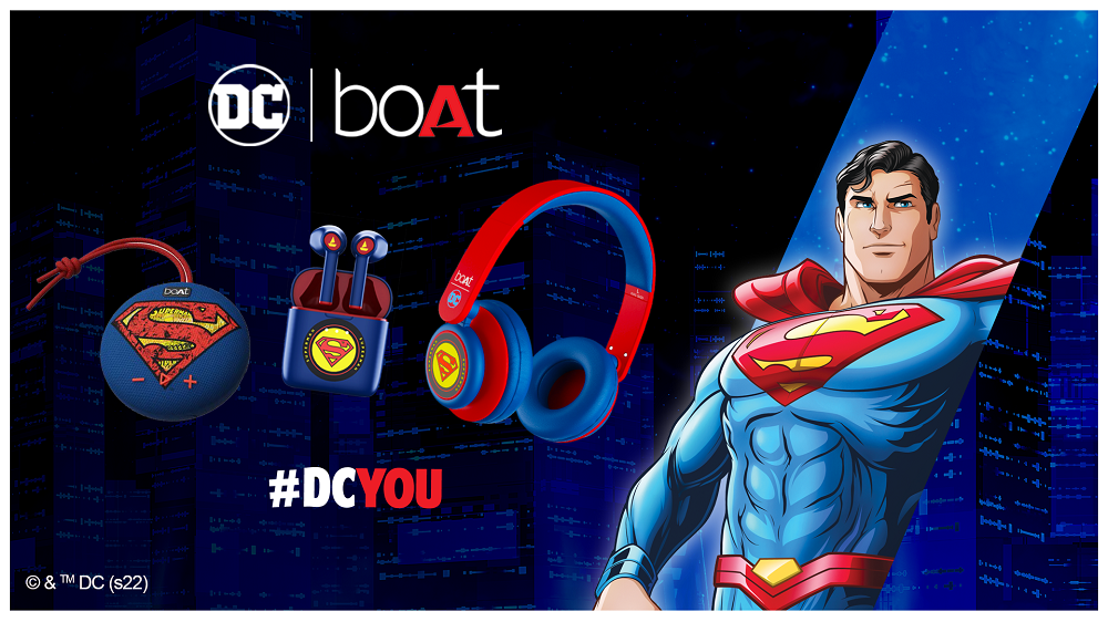 boAt Partners with Warner Bros. Consumer Products and DC to Release New Super Hero Themed Audio Devices for India