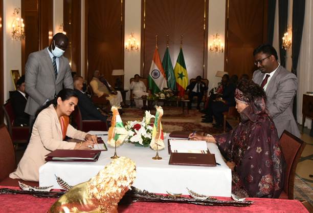 India-Senegal sign three MoUs for cultural exchange, cooperation in youth matters and visa free regime for officials