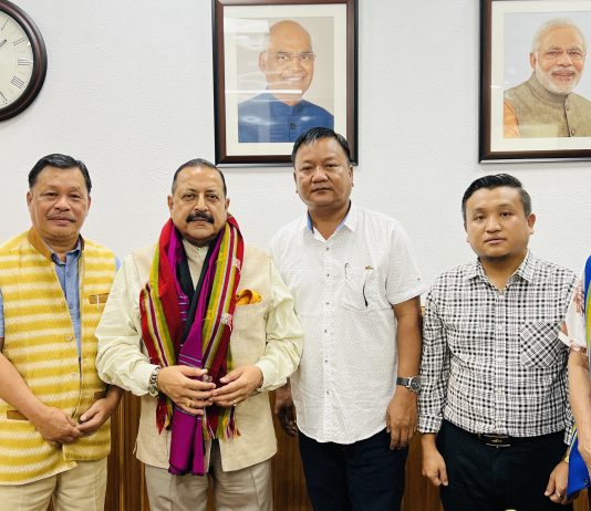 Mizoram delegation of Lai Mara and Chakma Coordination Committee calls on Union Minister Dr. Jitendra Singh