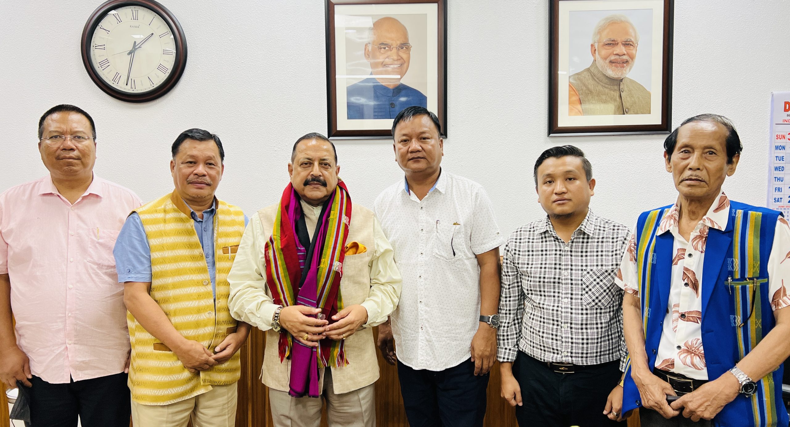 Mizoram delegation of Lai, Mara, and Chakma Coordination Committee calls on Union Minister Dr. Jitendra Singh
