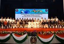 GALLANTRY AWARD WINNERS OF INDIAN NAVY FELICITATED BY GOVERNOR OF MAHARASHTRA