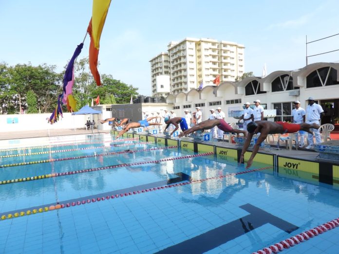 Inter-Services Aquatics Championship Commences at Visakhapatnam
