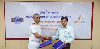 MOU BETWEEN INDIAN NAVY AND SPACE APPLICATIONS CENTRE (ISRO) FOR COOPERATION ON SATELLITE-BASED NAVAL APPLICATIONS IN OCEANOLOGY AND METEOROLOGY