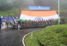 Himalayan mountaineering Institute in collaboration with Air force Station, Kurseong undertook the Tiranga Yatra from the Institute
