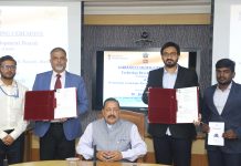 MoU signed between the Technology Development Board (TDB) under DST and M/s Kritsnam Technologies for production & commercialization of Dhaara Smart Flow Meter