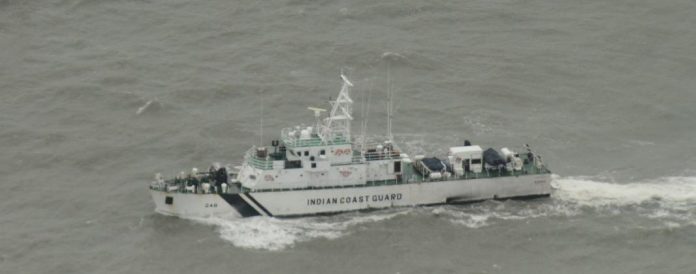 INDIAN COAST GUARD RESCUES 10 BANGLADESHI FISHERMEN AND COORDINATES THE RESCUE OF 18 INDIAN FISHERMEN AT SEA IN ROUGH WEATHER