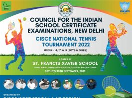 Inauguration ceremony of CISCE National Sports & Games Tennis Tournament 2022 under the aegis of the Council for the Indian School Certificate Examinations (CISCE)