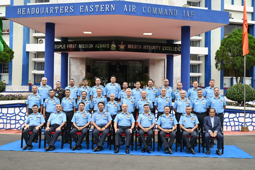 CAS at HQ EAC Shillong Commanders Conference