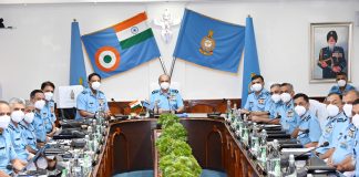 CAS at HQ EAC Shillong Commanders Conference